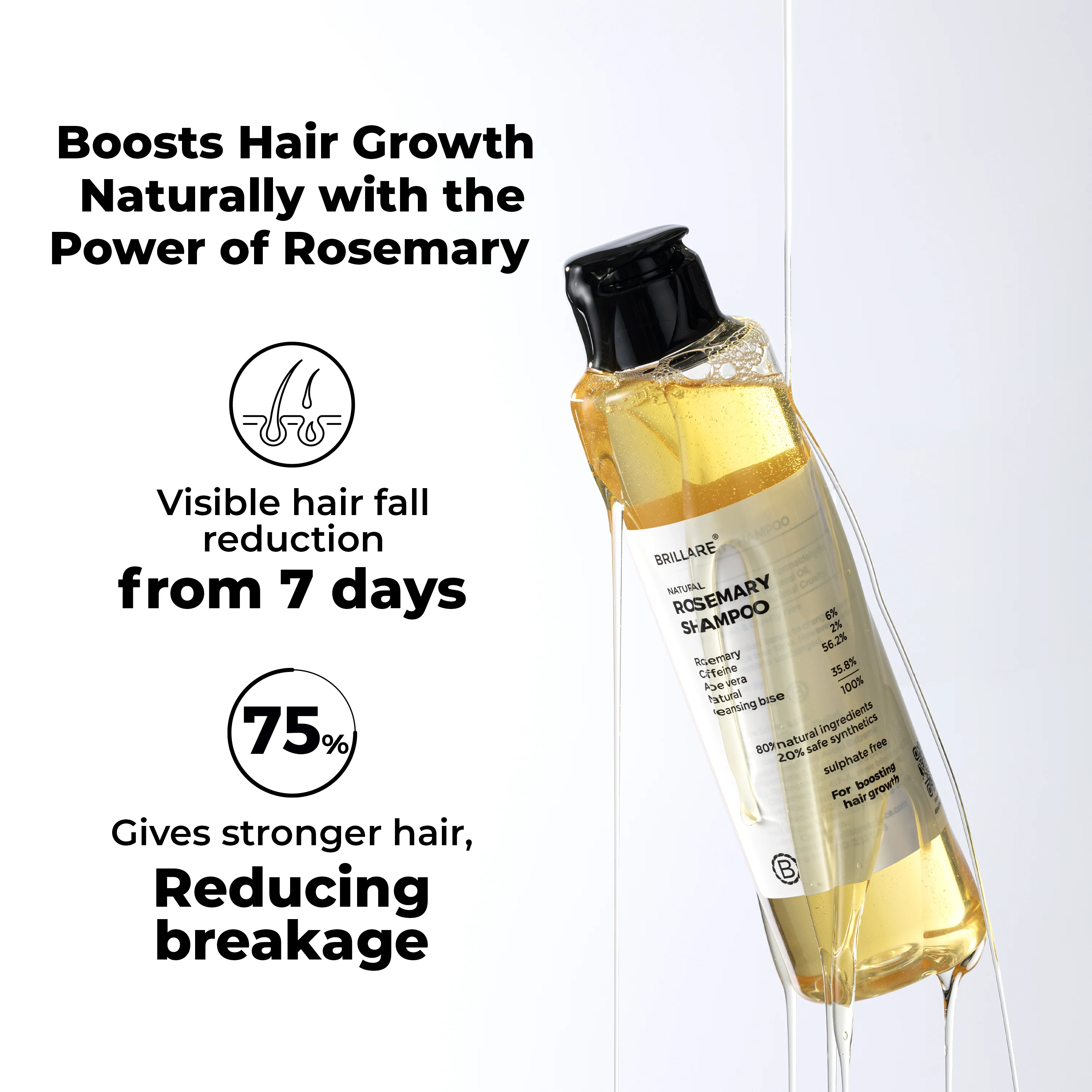 Rosemary Oil Shots with Shampoo For Visible Hair Growth - Image 5