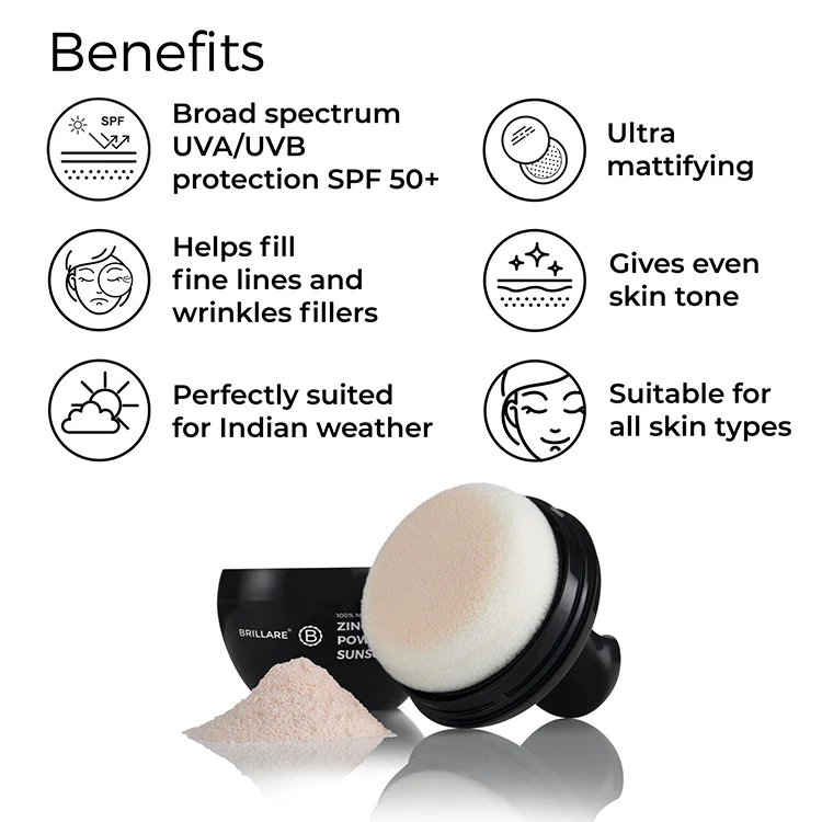 Zinc Powder Sunscreen SPF50 (Bronze) - Image 5